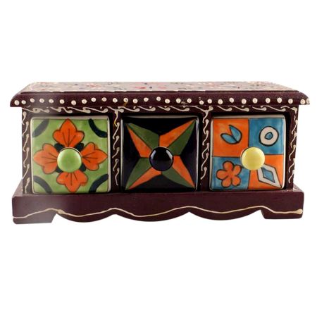 Spice Box-1437 Masala Rack Container Gift Item